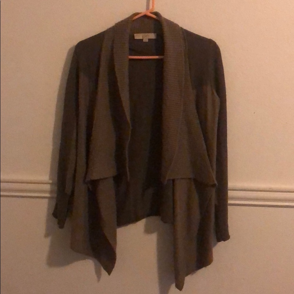 Loft Draped Open Cardigan